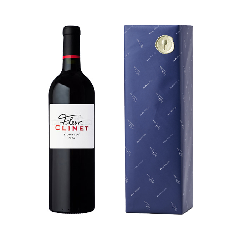 【紙箱ギフト包装付きセット】シャトー・クリネ フルール・ド・クリネ ポムロール(仏ボルドー産赤750ml)