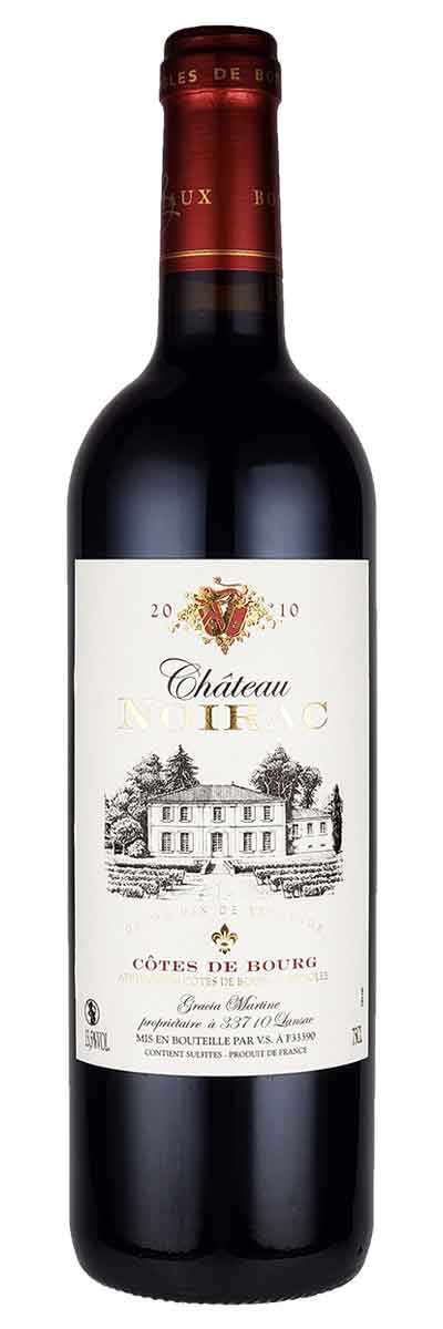 シャトー・ノアラック　ボルドー産赤ワイン750ml）　コート・ド・ブール　2010年（フランス　ワイン通販のフィラディスワインクラブ