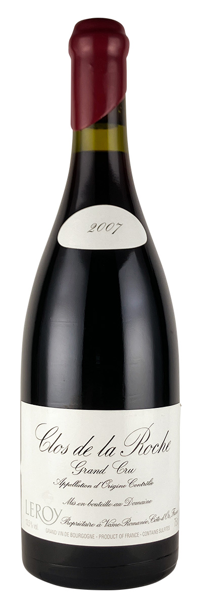 ドメーヌ・ルロワ クロ・ド・ラ・ロッシュ 2007年（ラベルに若干の傷、汚損などがあります）