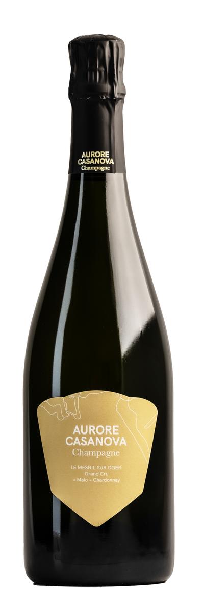 オーロール・カサノヴァ ル・メニル・シュール・オジェ マロ N.V.(仏シャンパーニュ750ml)