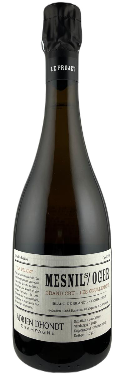 アドリアン・ドント ル・メニル・シュール・オジェ・クーレメ 2019年(仏シャンパーニュ750ml)