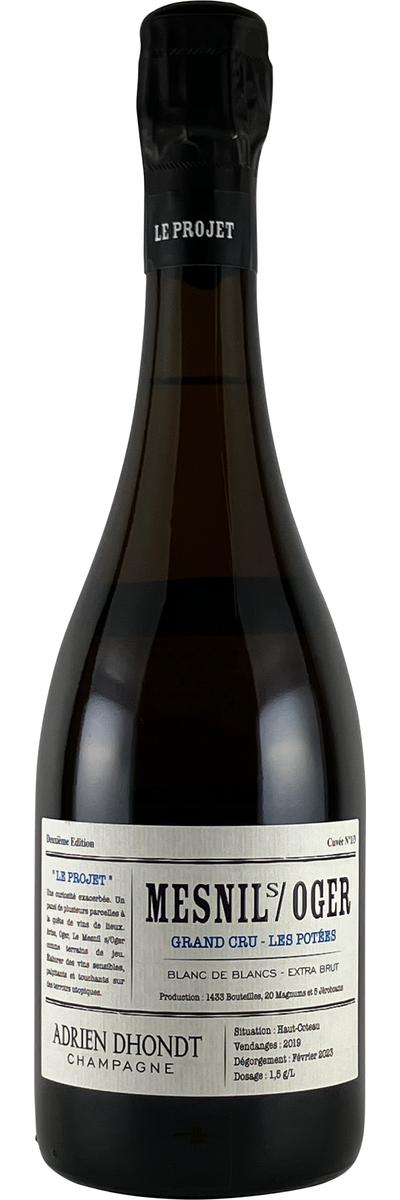 アドリアン・ドント ル・メニル・シュール・オジェ レ・ポテ 2019年(仏シャンパーニュ750ml)