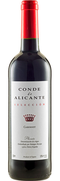 ボコパ　コンデ・デ・アリカンテ　カベルネ・ソーヴィニヨン 750ml（スペイン アリカンテ産赤ワイン）