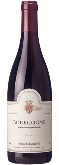 【ヴィンテージ完売致しました】マニエール ブルゴーニュ・ピノ・ノワール (仏ブルゴーニュ産赤750ml)