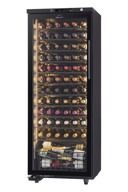 美品　家庭用ワインセラー  ガラス扉付き　TWINBIRD 黒　12本収納 IRIS OHYAMA（アイリスオーヤマ） ワインセラー 小型 家庭用 ワイン