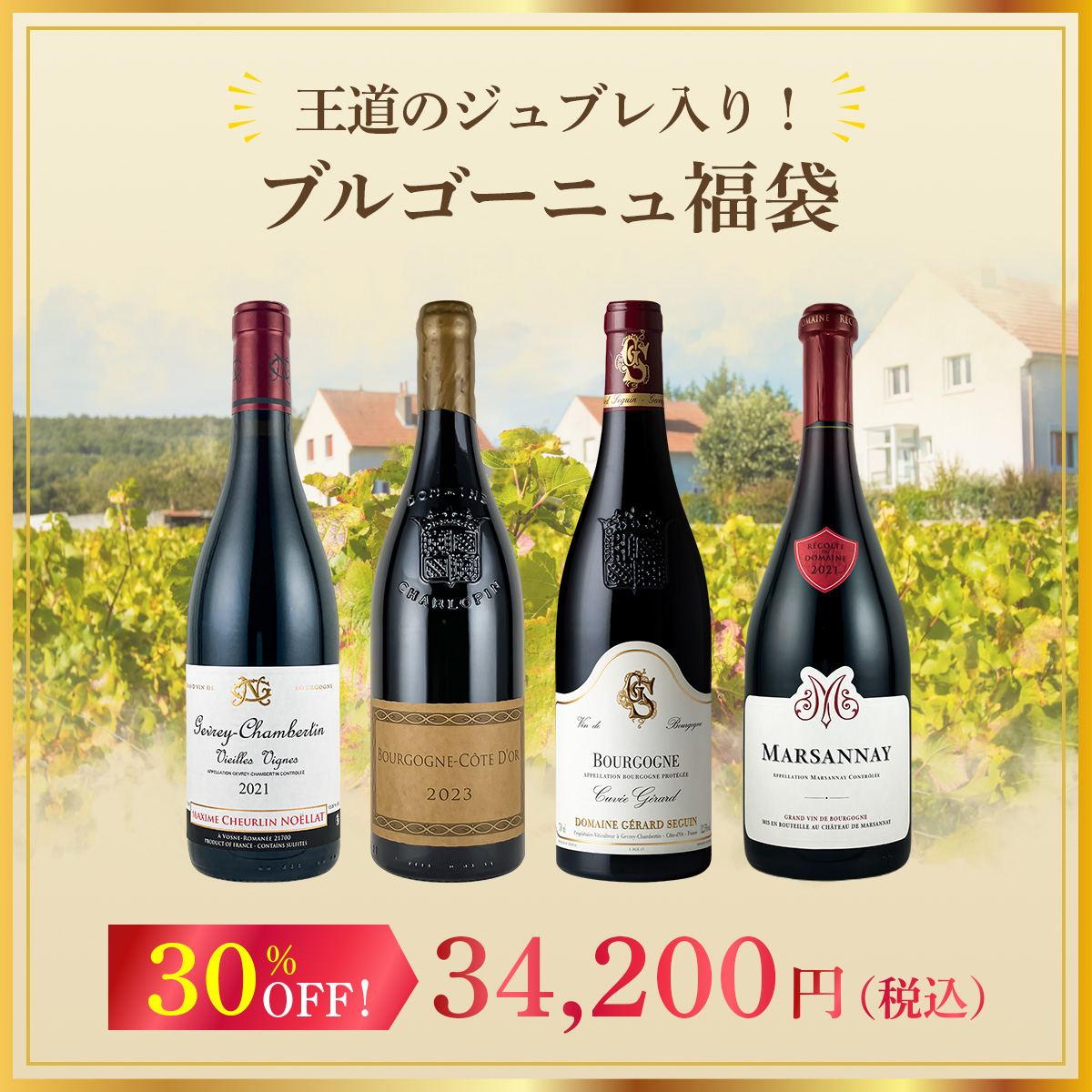 王道のジュブレ入り！ブルゴーニュ福袋！