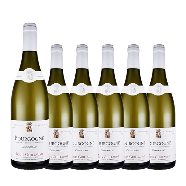 【お買い得な6本パック 今なら30%OFF♪】ドメーヌ・ルイ・ギョーム ブルゴーニュ・シャルドネ(仏ブルゴーニュ産白750ml)