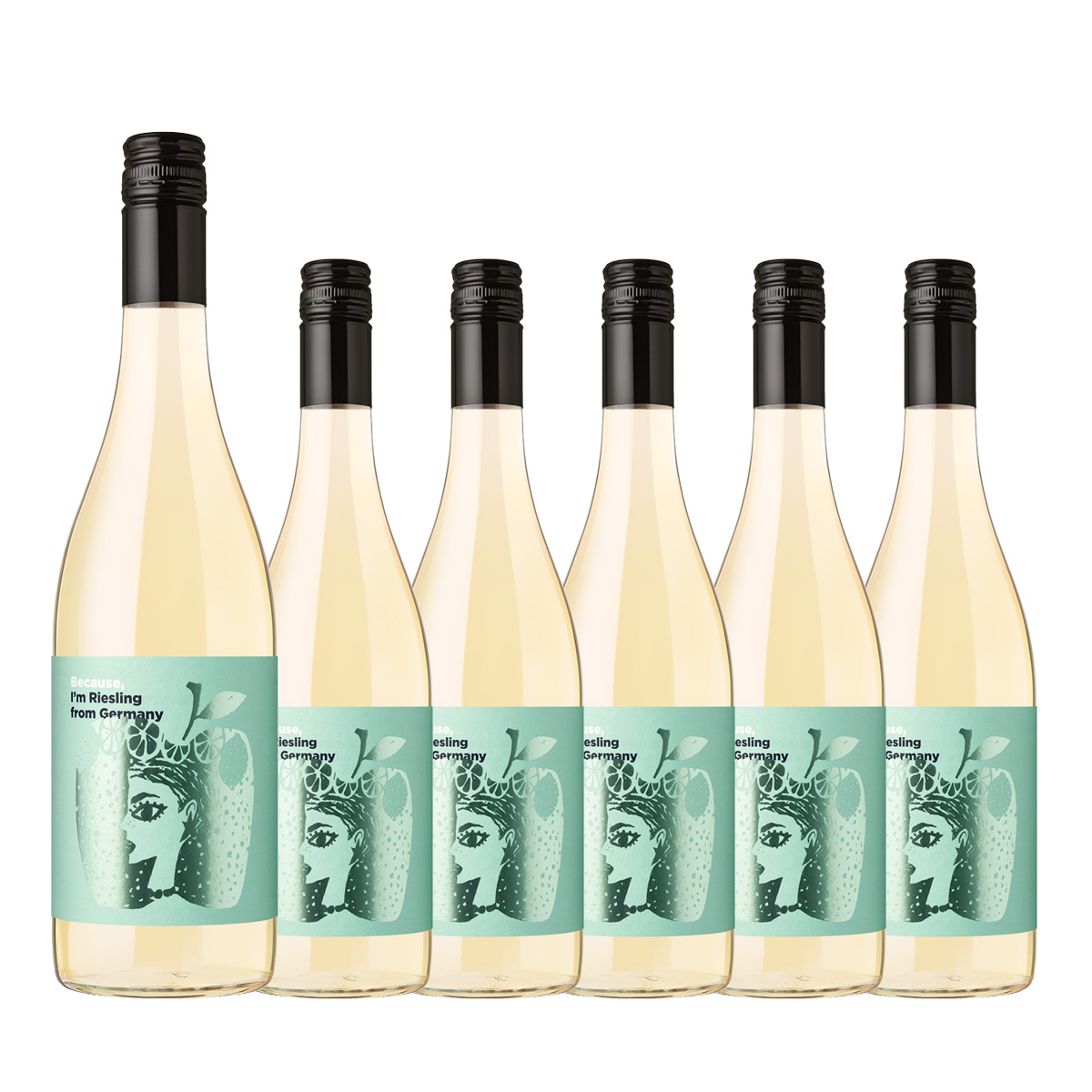 【お買い得な6本パック 30%OFF♪】『ビコーズワイン』ドイツ産リースリング(白750ml)