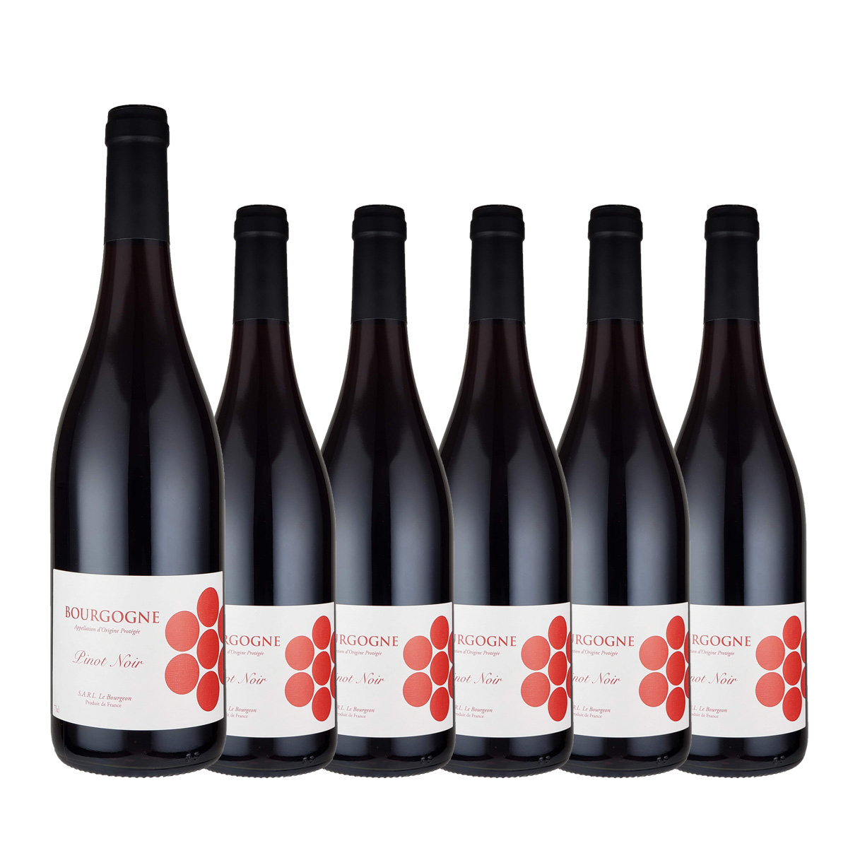 【お買い得な6本パック 20%OFF♪】ル・ブルジョン ブルゴーニュ・ピノ・ノワール(仏ブルゴーニュ産赤750ml)