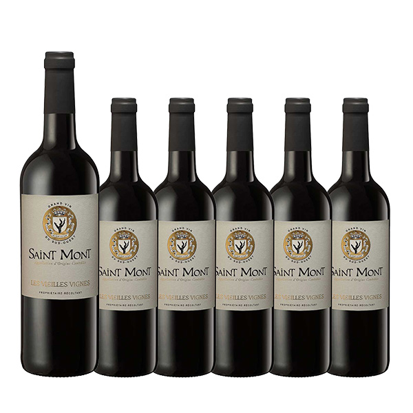 【お買い得な6本パック 今なら30%OFF♪】プレモン サン・モン ルージュ ヴィエイユ・ヴィーニュ(仏南西地方産赤ワイン750ml)