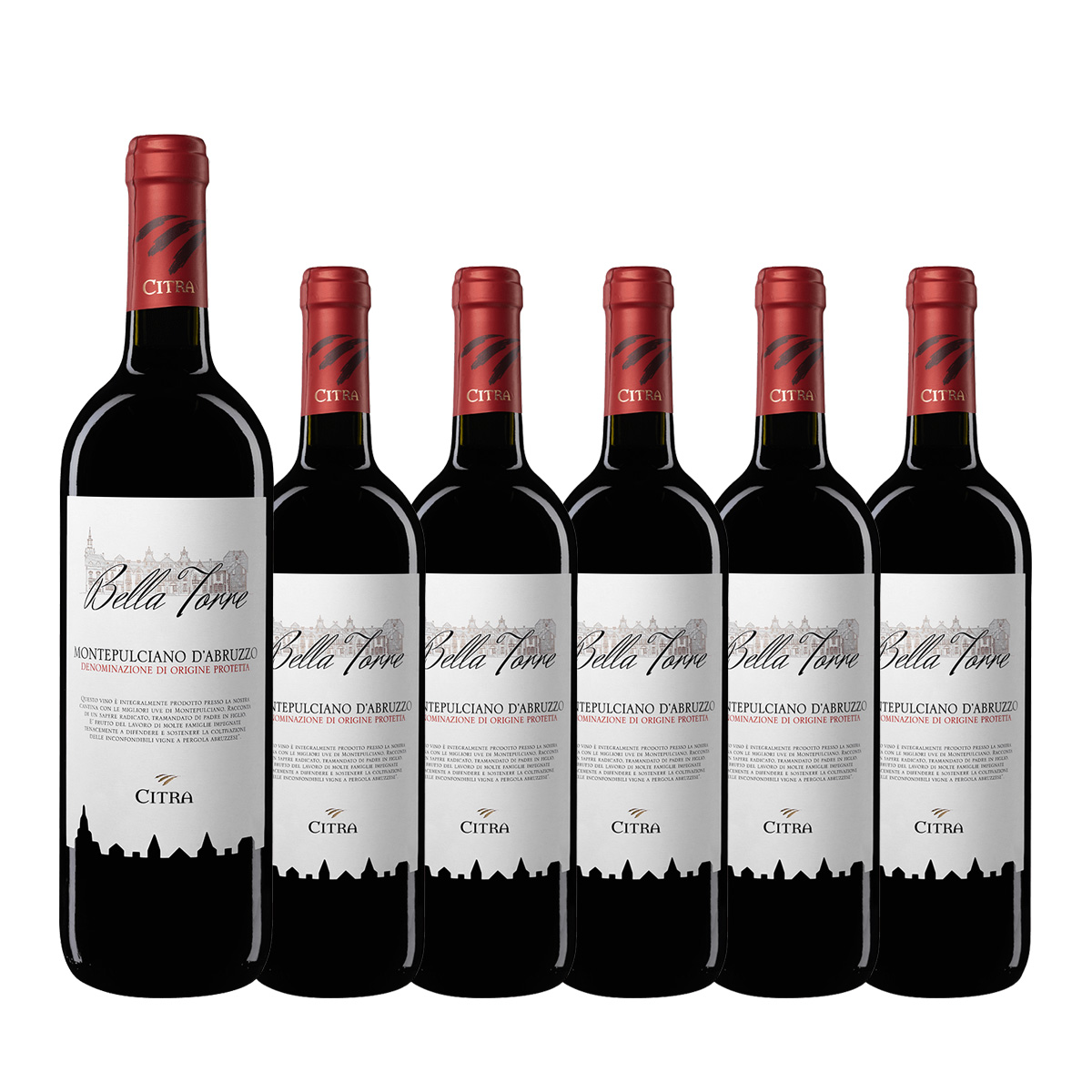 【お買い得な6本パック 20%OFF♪】チトラ モンテプルチアーノ・ダブルッツォ(伊アブルッツォ産赤750ml)