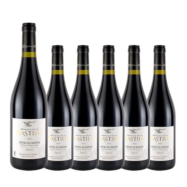 【お買い得な6本パック 今なら30%OFF♪】バスティード コート・デュ・ローヌ(仏ローヌ産赤750ml)