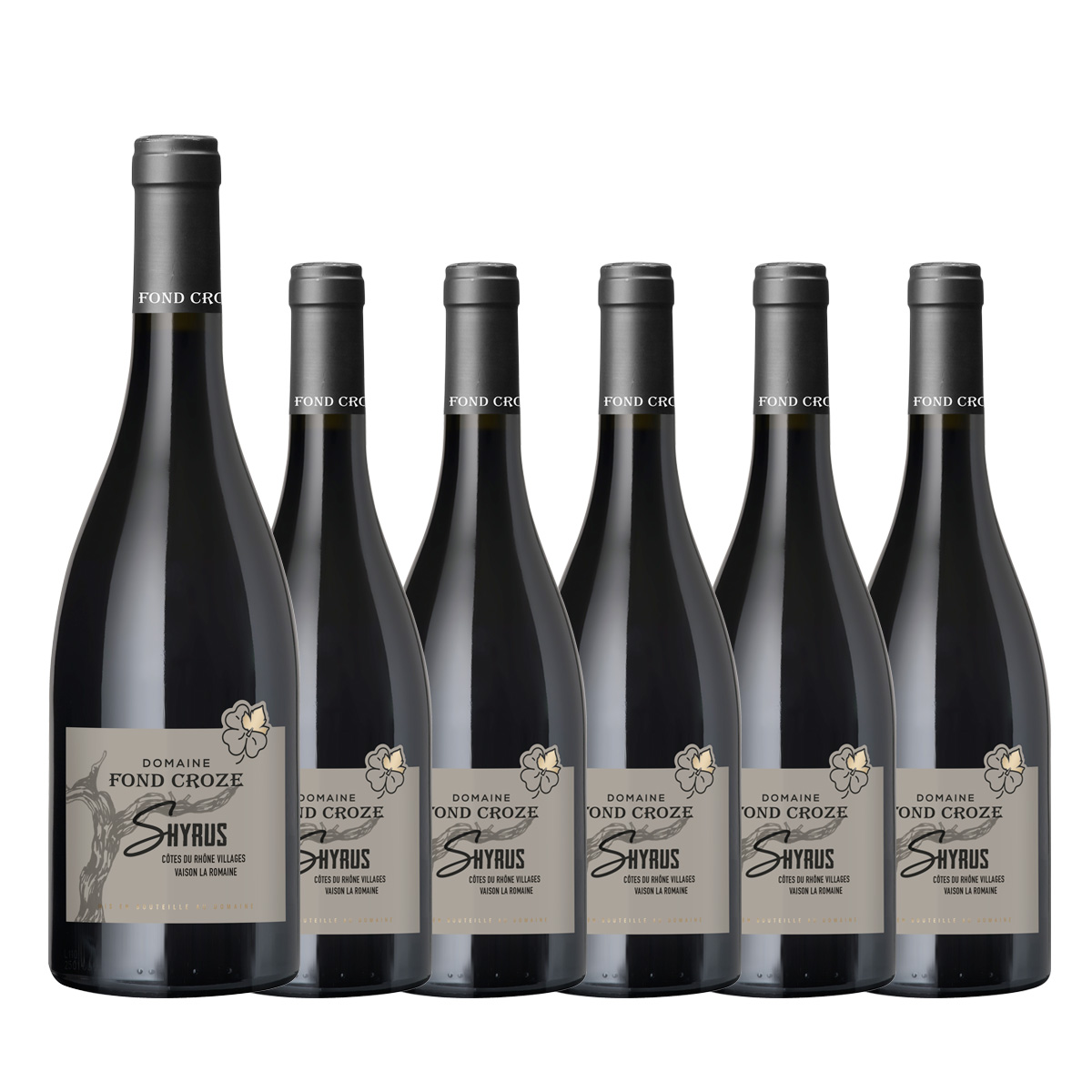【お買い得な6本パック 今なら30%OFF♪】ドメーヌ・フォン・クローズ コート・デュ・ローヌ・ヴィラージュ キュヴェ・シリュス(仏ローヌ産赤750ml)