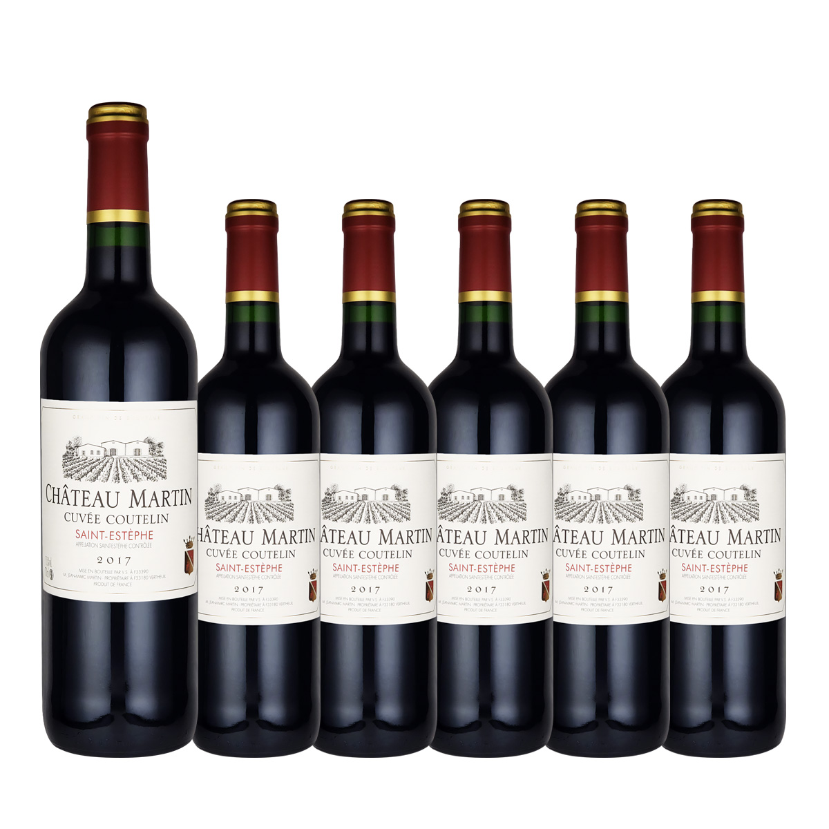 【お買い得な6本パック 20%OFF♪】シャトー・マルタン ボルドー サン・テステフ(仏ボルドー産赤)