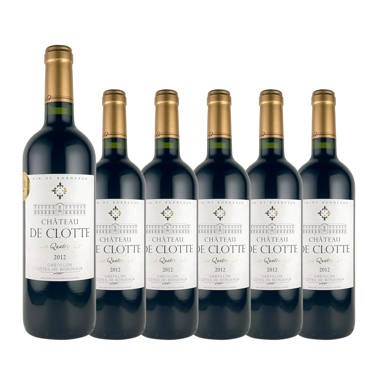 【お買い得な6本パック 20%OFF♪】シャトー・ド・クロット　レ・キャトル・リ 2019年（仏ボルドー産赤750ml）