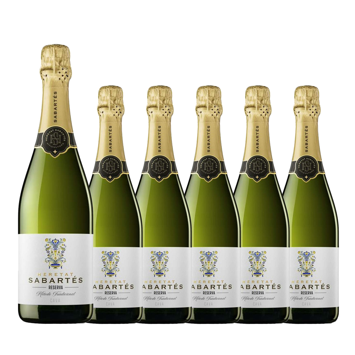 【お買い得な6本パック 20%OFF♪】サバルテス カバ・ブリュット・レゼルバ (スペイン ペネデス産泡750ml )