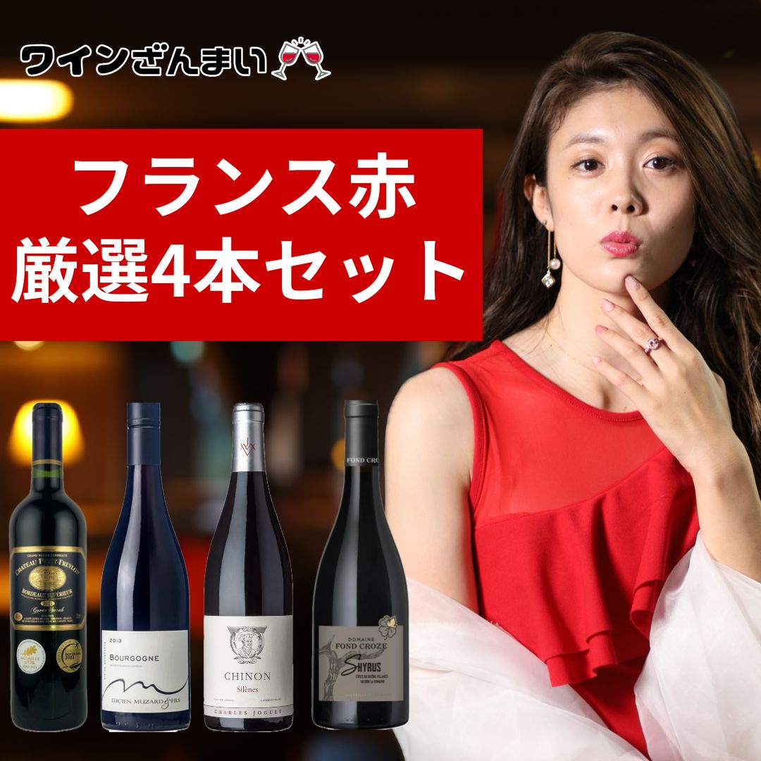 ワインざんまいフランス赤ワイン4本セット | ワイン通販のフィラディス