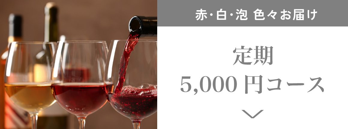 ワイン定期配送5,000円コース
