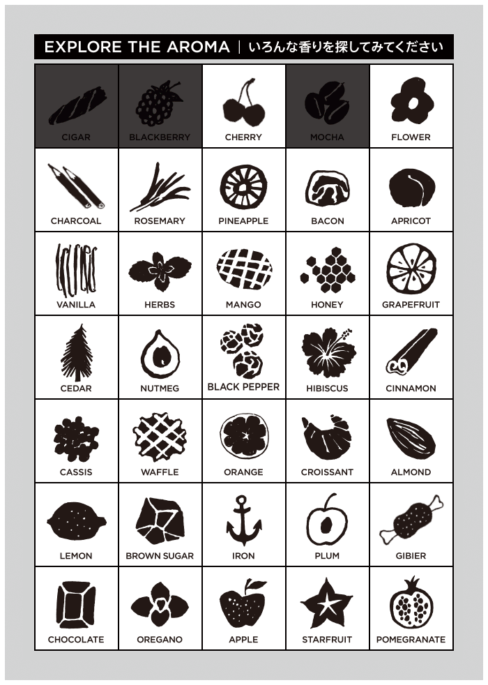いろんな香りを探してみてください