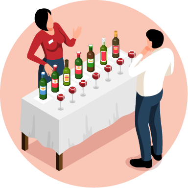 選定試飲