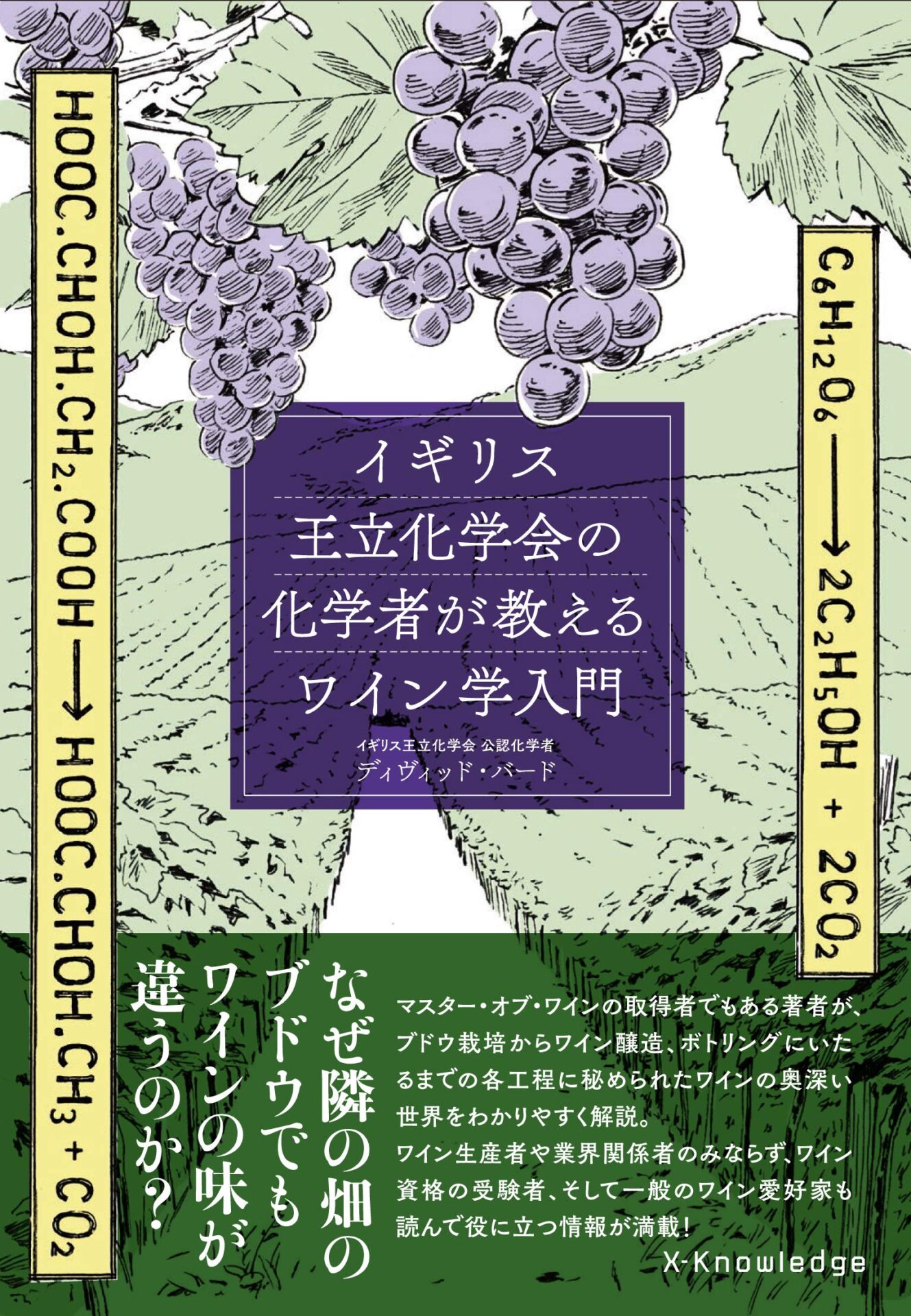 要素の化学」 フランス語の料理本