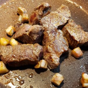 牛スネ肉のフェットチーネ　レシピ1