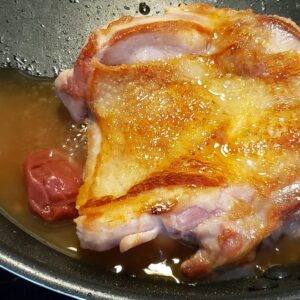 鶏肉の梅煮　レシピ