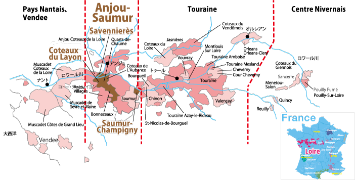Anjou-Saumur(アンジュー・ソーミュール地区)
