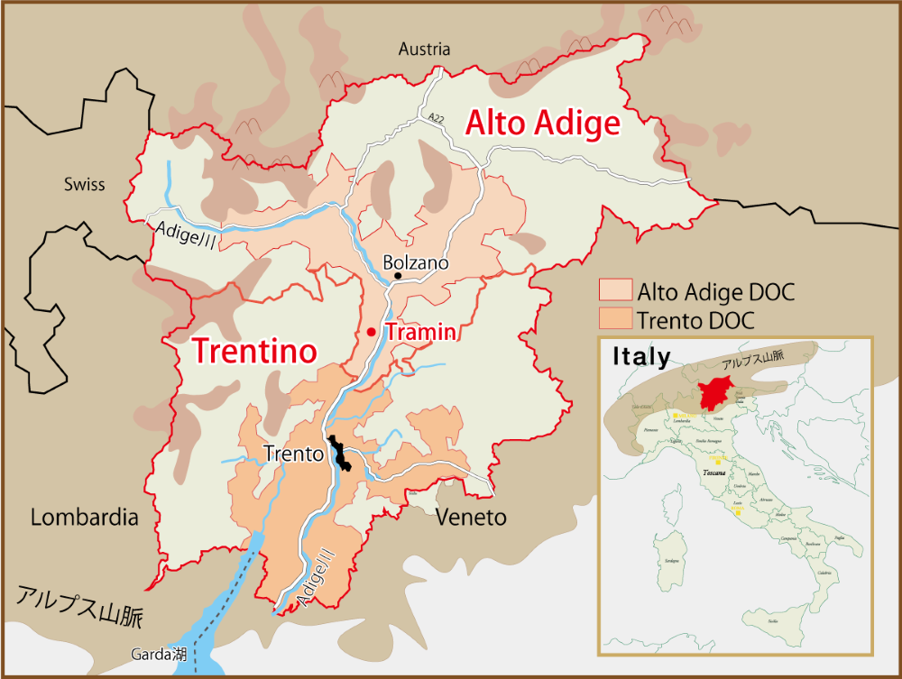 Trentino-Alto-Adige（トレンティーノ・アルト・アディジェ）